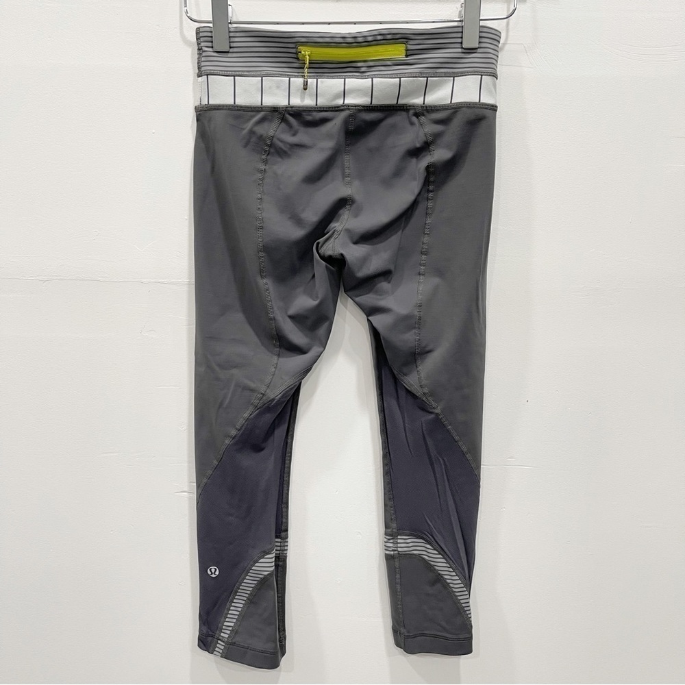 Lululemon Run Inspire Crop II Legging Grey Luxtreme - Picture 2 of 8